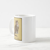 Mug Peake, chat tigré de chat du vieil homme de (Devant gauche)