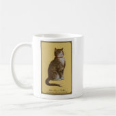 Mug Peake, chat tigré de chat du vieil homme de (Gauche)