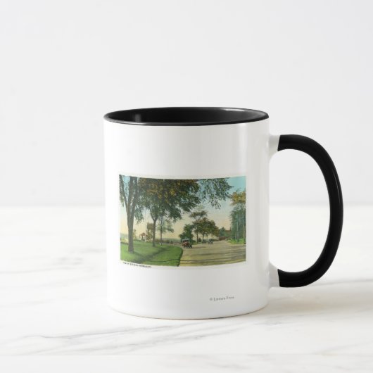 Mug Peaks Island Vue du Knob Citrouille (Droite)