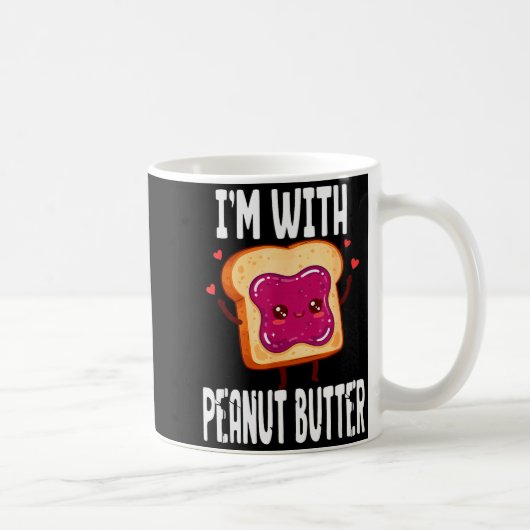 Mug Peanut Butter Jelly Matching Couples Halloween Fun (Droite)