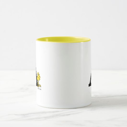 Mug PEANUTS | Bois | Monogramme A (Centre)