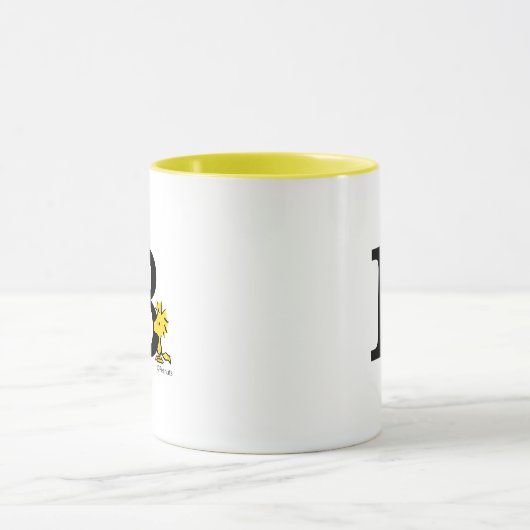 Mug PEANUTS | Bois | Monogramme B (Centre)