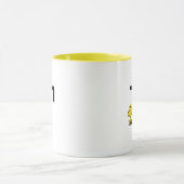 Mug PEANUTS | Bois | Monogramme F (Centre)