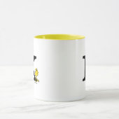 Mug PEANUTS | Bois | Monogramme K (Centre)