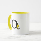 Mug PEANUTS | Bois | Monogramme O (Devant gauche)