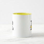 Mug PEANUTS | Bois | Monogramme R (Centre)