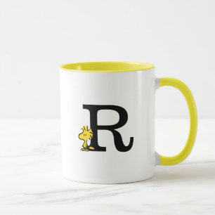 Mug PEANUTS   Bois   Monogramme R