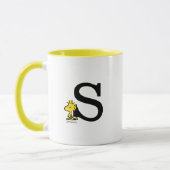 Mug PEANUTS | Bois | Monogramme S (Gauche)