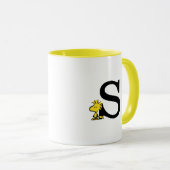 Mug PEANUTS | Bois | Monogramme S (Devant droit)