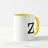 Mug PEANUTS | Bois | Monogramme Z (Devant droit)