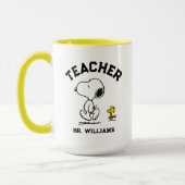 Mug Peanuts Est. 1950 | Snoopy & Woodstock Teacher (Gauche)