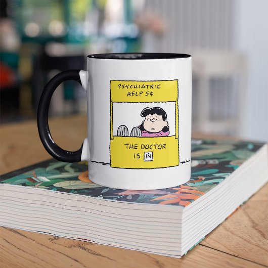 Mug Peanuts | Lucy & le docteur est là