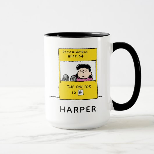 Mug Peanuts | Lucy & the Doctor Is In (Droite)