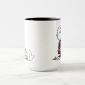 Mug PEANUTS | Motif rouge et noir (Centre)