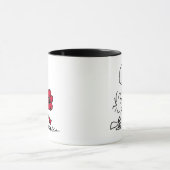Mug PEANUTS | Motif rouge et noir (Centre)