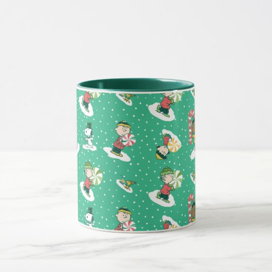 Mug Peanuts Peppermint Dreams Snowflake Motif (Centre)