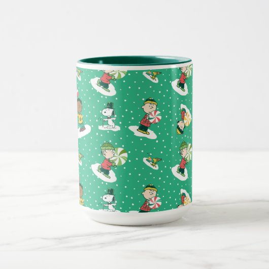 Mug Peanuts Peppermint Dreams Snowflake Motif (Centre)