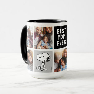 Mug PEANUTS Snoopy - Best Mom Photo Collage