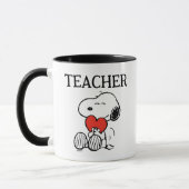 Mug Peanuts | Snoopy Heart Hug Teacher (Gauche)