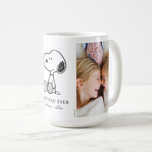 Mug PEANUTS | Snoopy - Meilleur papa jamais photo (Devant droit)