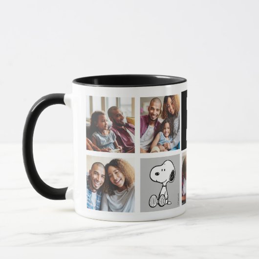 Mug PEANUTS | Snoopy - Meilleur Papa Photo Collage (Gauche)