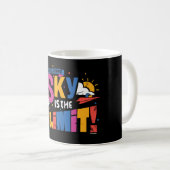 Mug Peanuts Snoopy Sky Is The Limit Graduation (Devant droit)