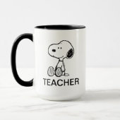 Mug PEANUTS | Snoopy Teacher (Gauche)