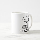 Mug PEANUTS | Snoopy Teacher (Devant droit)
