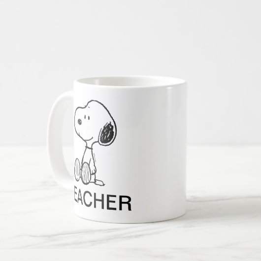 Mug PEANUTS | Snoopy Teacher (Devant gauche)