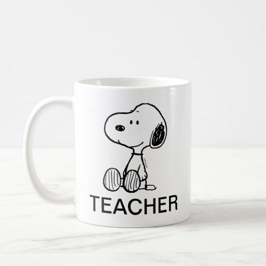 Mug PEANUTS | Snoopy Teacher (Gauche)