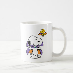 Mug Peanuts Snoopy Woodstock Vampire Halloween