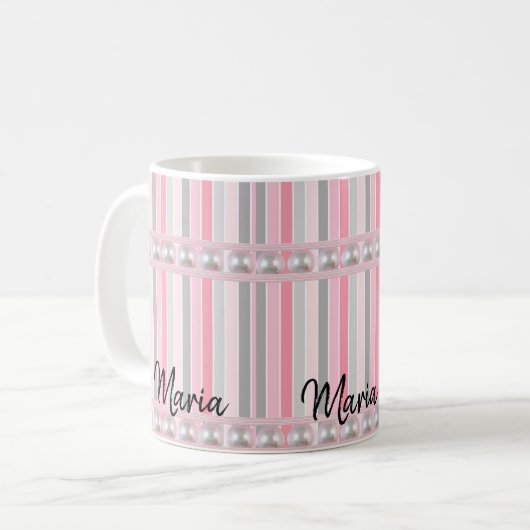 Mug Pearl Pink Pastel (Devant gauche)