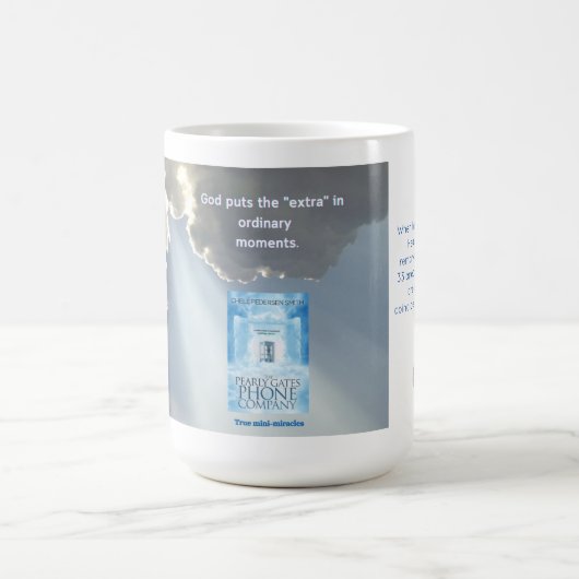 Mug Pearly Gates Phone Co. Blessings, 15 oz de café Mu (Centre)