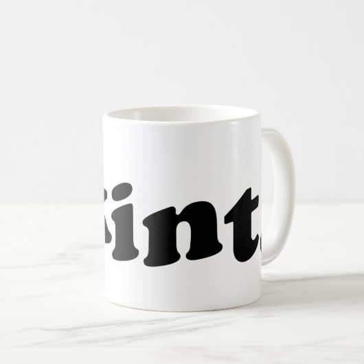 Mug Peau. (Devant droit)