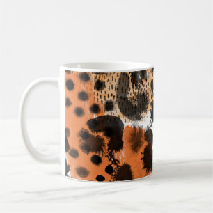 Mug Peau animale : motif léopard créatif.