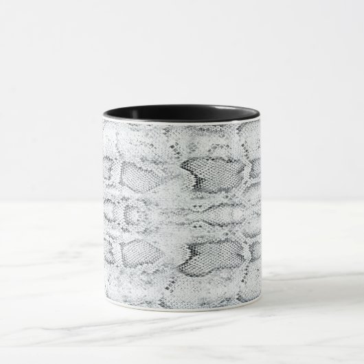 Mug Peau blanche Python Snake Print (Centre)