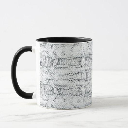 Mug Peau blanche Python Snake Print (Gauche)