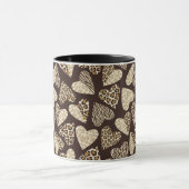 Mug Peau d'animal avec des coeurs (Centre)