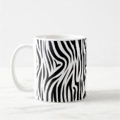 Mug Peau d'animal élégante d'impression de zèbre (Gauche)