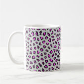 Mug Peau de léopard blanche et rose (Gauche)