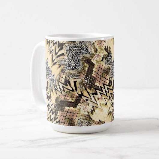 Mug Peau de serpent, tigre (Devant gauche)
