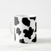 Mug Peau de vache Motif noir et blanc (Devant gauche)