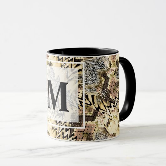Mug peau, léopard, serpent (Devant droit)