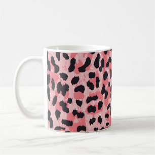 Mug Peau léopard : texture vintage et transparente