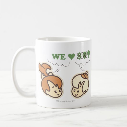 Mug PEBBLES™ et Bam Bam Love Nature (Gauche)