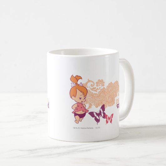 Mug PEBBLES™ et papillons (Devant droit)
