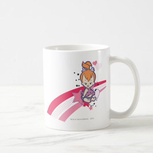 Mug PEBBLES™ sur arc-en-ciel rose (Droite)