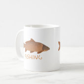 Mug Pêche à la carpe (Devant gauche)