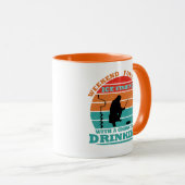 Mug Pêche à la glace amusante (Devant droit)