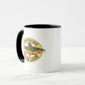 Mug Pêche à la mouche à la truite broyée (Devant gauche)